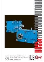 ROSSI Motoriduttori - ciężkie przekłądnie , napędy wysokich mocy